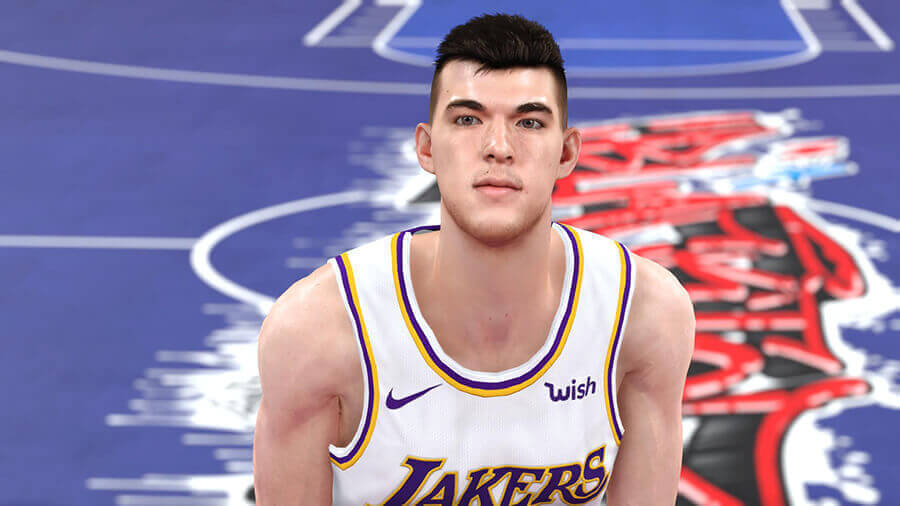 NBA 2K19 Ivica Zubac HD Cyberface 